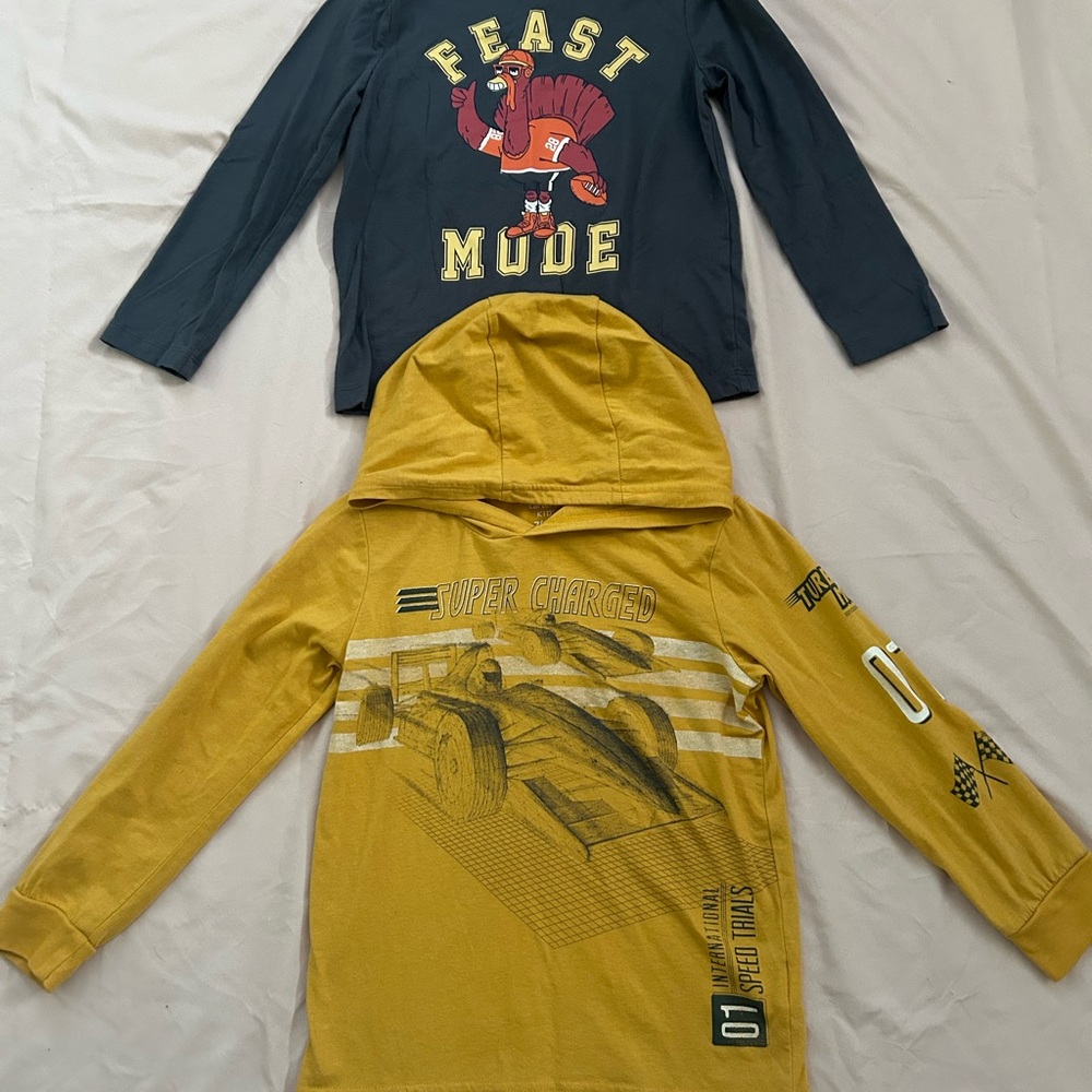 Carter's Yellow Super Charged Long Sleeve Tee